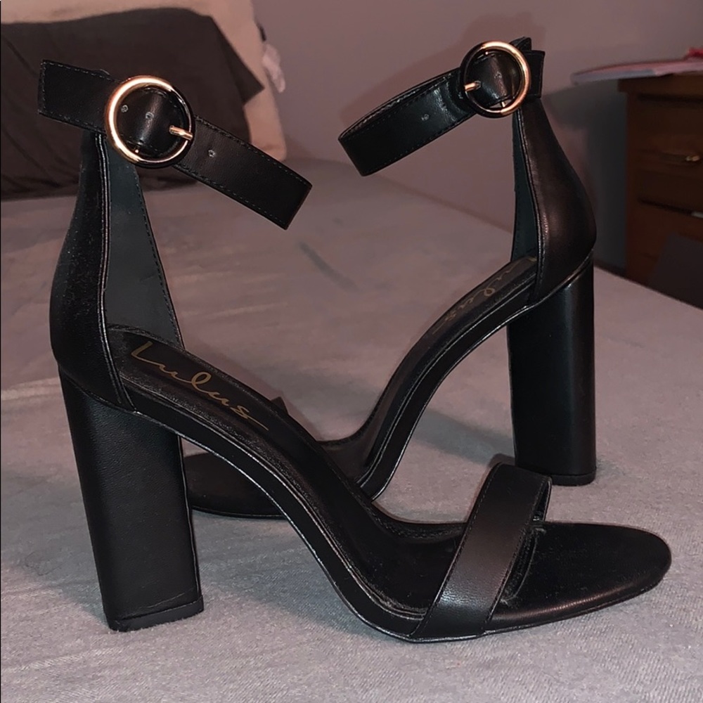Ankle strap heels!